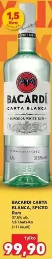 Kaufland BACARDI CARTA BLANCA, SPICED Rum 37,5% alk oferta
