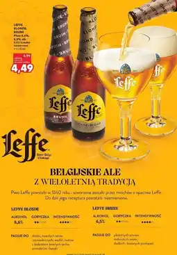 Kaufland LEFFE BLONDE, BRUNE Piwo 6,6%, 6,5% alk oferta