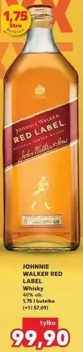 Kaufland JOHNNIE WALKER RED LABEL Whisky 40% alk oferta
