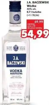 Kaufland J.A. BACZEWSKI Wódka 40% alk oferta
