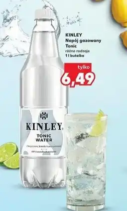 Kaufland KINLEY Napój gazowany Tonic różne rodzaje 1 l butelka oferta