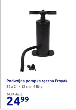 Action Podwójna pompka ręczna Froyak 39 x 21 x 12 cm | 4 litry oferta