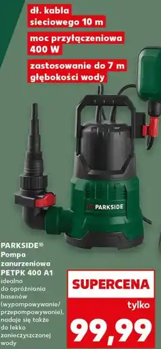 Kaufland Pompa zanurzeniowa PETPK 400 A1 PARKSIDE oferta