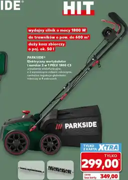 Kaufland Elektryczny wertykulator i aerator 2 w 1 PELV 1800 C3 PARKSIDE oferta