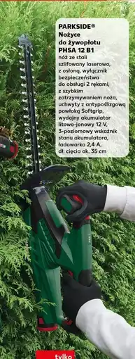 Kaufland Nożyce do żywopłotu PHSA 12 B1 PARKSIDE oferta