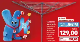 Kaufland Suszarka na pranie ogrodowa, stalowa oferta