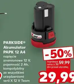Kaufland Akumulator PAPK 12 A4 PARKSIDE oferta