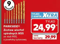 Kaufland Zestaw wierteł spiralnych HSS oferta