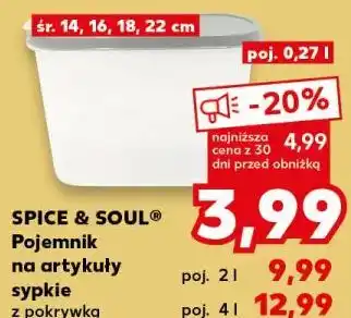 Kaufland SPICE & SOUL Pojemnik na artykuły sypkie oferta