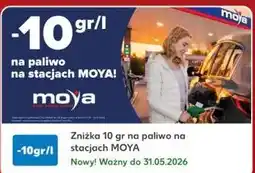 Kaufland Zniżka 10 gr na paliwo na stacjach MOYA oferta