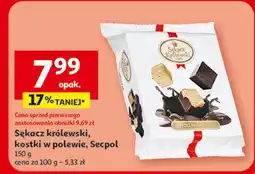 Auchan Sękacz królewski kostki w polewie Secpol oferta