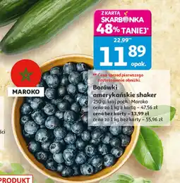 Auchan Borówki amerykańskie shaker oferta