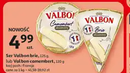 Auchan Ser Valbon brie, 125 g, lub Valbon camembert, 120 g oferta