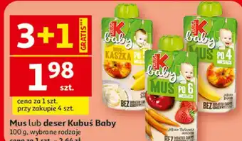 Auchan Mus lub deser Kubuś Baby oferta