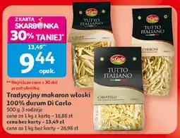 Auchan Tradycyjny makaron włoski 100% durum Di Carlo oferta