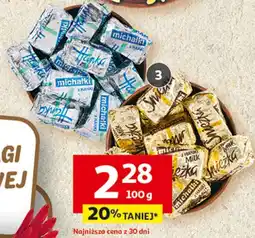 Auchan Cukierki Michałki z Hanki lub trufle premium luzem l oferta
