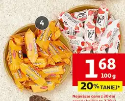 Auchan Krówki mleczne, maślane, czekoladowe lub truskawkowe oferta