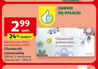 Auchan Chusteczki uniwersalne oferta