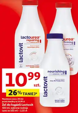 Auchan Żel do kąpieli Lactovit 500 ml oferta