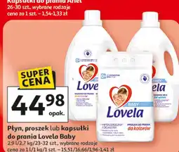 Auchan Płyn, proszek lub kapsułki do prania Lovela Baby oferta