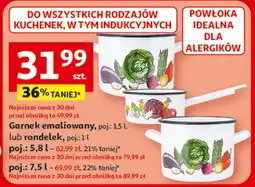 Auchan Garnek emaliowany oferta