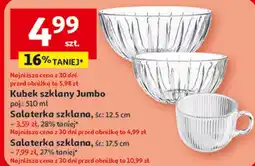 Auchan Kubek szklany Jumbo oferta