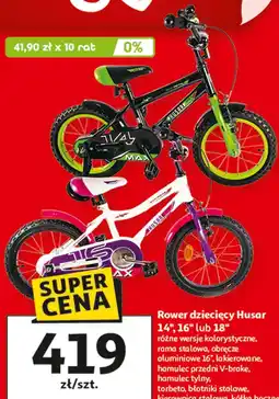 Auchan Rower dziecięcy Husar 14, 16 lub 18 oferta