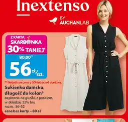 Auchan Inextenso Sukienka damska oferta