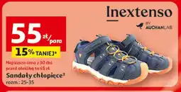 Auchan Sandały chłopięce Inextenso oferta