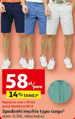 Auchan Spodenki męskie typu cargo oferta