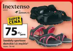 Auchan Sandały sportowe damskie lub męskie Inextenso oferta