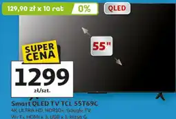 Auchan Smart QLED TV TCL 55T69C oferta