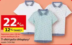 Auchan T-shirt polo chłopięcy oferta