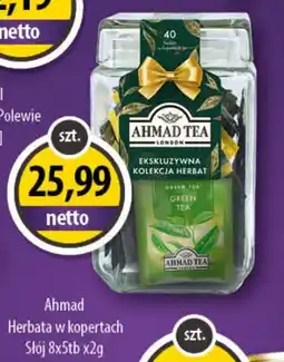 DUO-TES Ahmad Herbata w kopertach Słój oferta