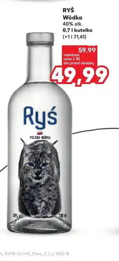 Kaufland Wódka Ryś oferta