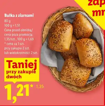 Lidl Bułka z ziarnem oferta