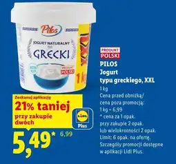 Lidl Jogurt typu greckiego Pilos oferta
