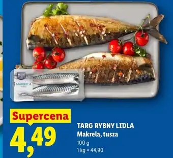 Lidl Makrela Targ rybny Lidla oferta