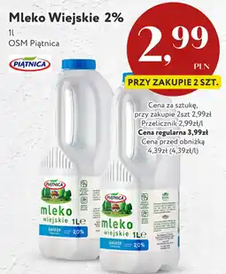 Market Point Mleko Wiejskie 2% osm piątnica oferta