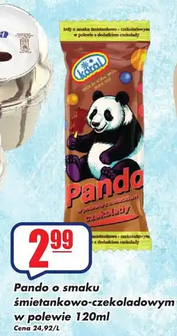 Sezamek Pando o smaku śmietankowo-czekoladowym w polewie oferta