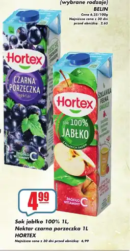 Sezamek Sok jabłko 100% / Nektar czarna porzeczka hortex oferta