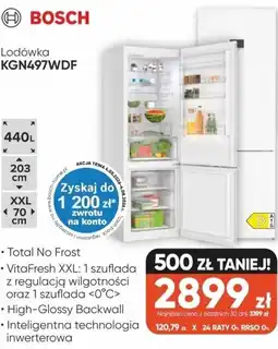 Max Elektro Lodówka KGN497WDF oferta