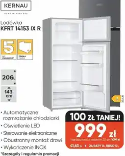 Max Elektro Lodówka KFRT 14153 IX R oferta