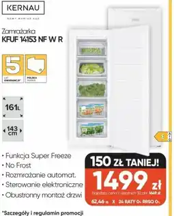 Max Elektro Zamrażarka KFUF 14153 NF W R oferta