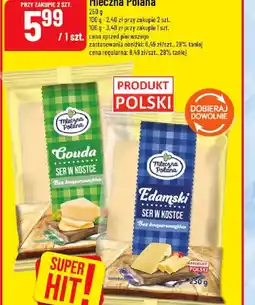 Polomarket Mleczna Polana ser gouda/edamski oferta