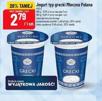 Polomarket Jogurt typ grecki Mleczna Polana oferta