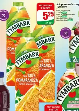 Dino Sok pomarańczowy Tymbark 100% oferta