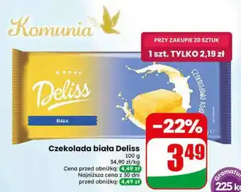 Dino Czekolada biała Deliss oferta