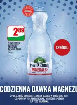 Dino Napój lekko gazowany Minerals Żywiec Zdrój oferta