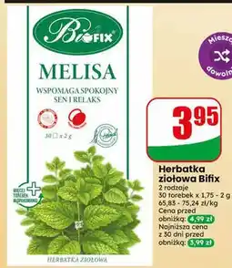 Dino Herbatka ziołowa Bifix Melisa oferta